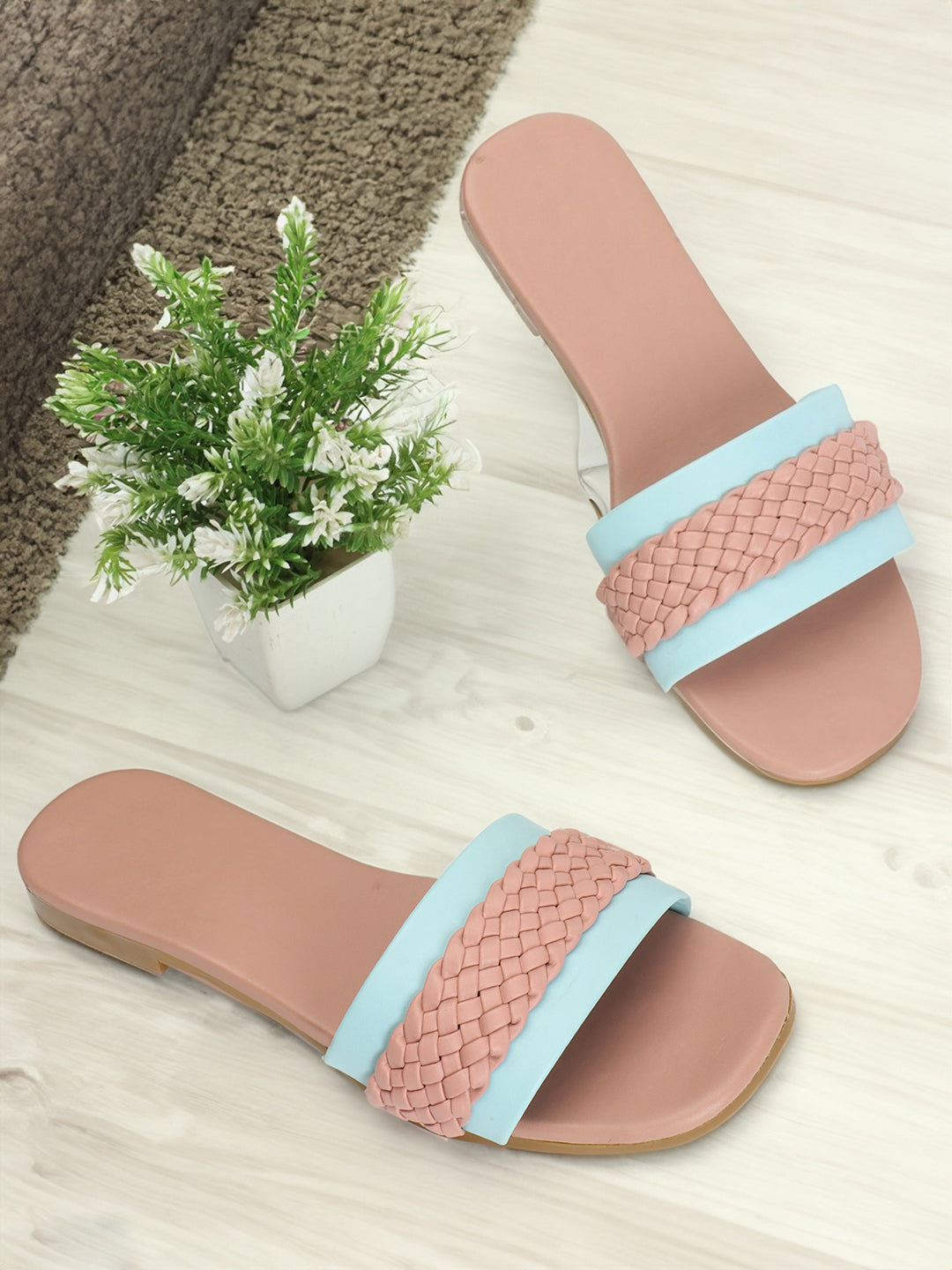 Women flats, colorful bunai, endless style